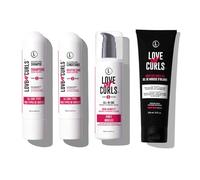 Love Ur Curls Champú, acondicionador y producto de peinado para cabello rizado, todo en uno, repara, define e hidrata el gel de musgo marino irlandés para una fijación suave