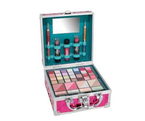 Love Urban Beauty Set de Regalo de Maquillaje Vegano con Estuche Exotic Vibes - 49 piezas - Kit de Maquillaje Básico para Principiantes con Brochas, Paleta de Sombras de Ojos