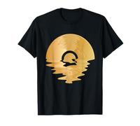 Love Vinyl Record Old School Reproductor de música giratoria DJ Camiseta