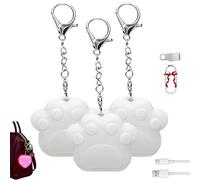 Love Wallet Tote Bag Touch Sensing Light, Heart-Shaped Purse Lights for Inside Purse, Automatic Sensor Rechargeable Gifts for Her (A * 3)