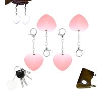 Love Wallet Tote Bag Touch Sensing Light - Purse Lights for Inside Purse, Rechargeable Mini Purses Light Keychain for Beloved (Pink Heart *4)