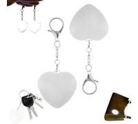 Love Wallet Tote Bag Touch Sensing Light - Purse Lights for Inside Purse, Rechargeable Mini Purses Light Keychain for Beloved (White Heart *2)