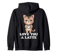 Love You A Latte Sudadera con Capucha