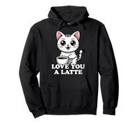 Love You A Latte Sudadera con Capucha
