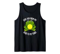 Love You from My Head To My Toad Funny Animal Juego de Palabras Camiseta sin Mangas