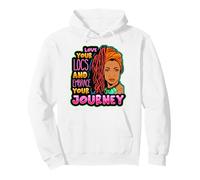 Love You Locs & Abraza tu Viaje Dreadlocks Dreads Sista Sudadera con Capucha
