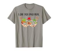 Love You Pho Real Romántico Juego de Palabras Kawaii Lindo Noddle Vietnamita Camiseta