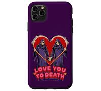 Love You to Death Valentine Sarcastic Funny Adult Humor Carcasa para iPhone 11 Pro Max