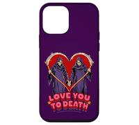 Love You to Death Valentine Sarcastic Funny Adult Humor Carcasa para iPhone 12 mini