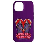Love You to Death Valentine Sarcastic Funny Adult Humor Carcasa para iPhone 15