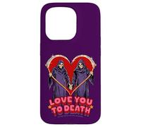 Love You to Death Valentine Sarcastic Funny Adult Humor Carcasa para iPhone 15 Pro