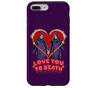 Love You to Death Valentine Sarcastic Funny Adult Humor Carcasa para iPhone 7 Plus/8 Plus