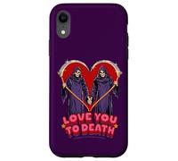 Love You to Death Valentine Sarcastic Funny Adult Humor Carcasa para iPhone XR