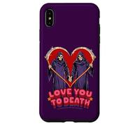 Love You to Death Valentine Sarcastic Funny Adult Humor Carcasa para iPhone XS Max