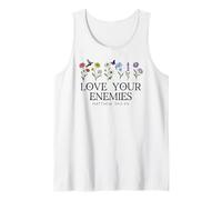 Love Your Enemies Christian Bible Verse Matthew 5:43 5 44 Camiseta sin Mangas