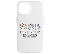 Love Your Enemies Christian Bible Verse Matthew 5:43 5 44 Carcasa para iPhone 14
