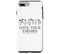 Love Your Enemies Christian Bible Verse Matthew 5:43 5 44 Carcasa para iPhone 7 Plus/8 Plus