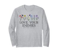 Love Your Enemies Christian Bible Verse Matthew 5:43 5 44 Manga Larga