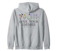 Love Your Enemies Christian Bible Verse Matthew 5:43 5 44 Sudadera con Capucha