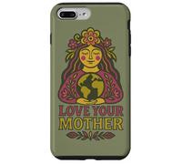 Love Your Mother Earth Gaia Diosa Naturaleza Diseño Espiritual Carcasa para iPhone 7 Plus/8 Plus