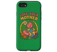 Love Your Mother Earth Gaia Diosa Naturaleza Diseño Espiritual Carcasa para iPhone SE (2020) / 7/8