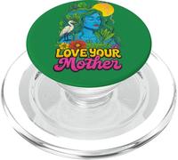 Love Your Mother Earth Gaia Diosa Naturaleza Diseño Espiritual PopSockets PopGrip para MagSafe