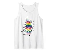 Love Yourself Trolls Rainbow Expression Camiseta sin Mangas