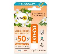 Lovea - Bálsamo Labial Alta Protección SPF 50 - Monoï de Tahití 4g
