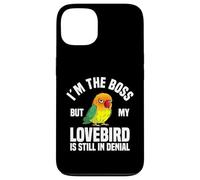 Lovebird Enthusiast The Boss Black Masked Agapornis Carcasa para iPhone 13