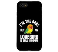 Lovebird Enthusiast The Boss Black Masked Agapornis Carcasa para iPhone SE (2020) / 7/8