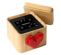 Lovebox Blanco y negro | Mensaje de amor | Significado para mamá, papá, esposa, marido, abuela, abuelo, hijos, regalo de pareja, regalo de relación a larga distancia