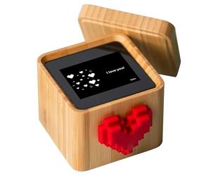 Lovebox Negro y Blanco - Caja de amor conectada - Enchufe para Europa