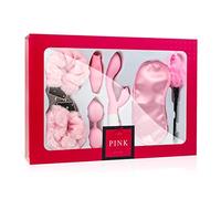 LoveBoxxx - Amo el Rosa Set de regalo Incluyendo Lily Vibrator- Bolas vaginales- Vibrador de dedo- Esposas -Máscara de ojos y Tickler