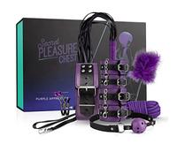 LoveBoxxx - Conjunto BDSM - Diferentes SM y juguetes de esclavitud con Bola mordaza- Esposas set- Conjunto de esclavitud- Máscara y Látigo