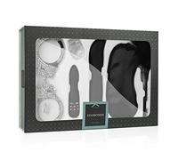 LoveBoxxx I love Diamonds - Set de 6 ataduras - negro y plateado