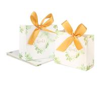 Lovecabin Paquete de 50 bolsas pequeñas de regalo de agradecimiento, estilo bosque, bolsas de papel pequeñas a granel con cinta de lazo, bolsas de regalo de agradecimiento para cumpleaños, baby