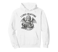 Lovecraftian Sewing Cthulhu Me Encanta Hacer Manualidades Sudadera con Capucha