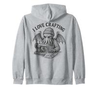 Lovecraftian Sewing Cthulhu Me Encanta Hacer Manualidades Sudadera con Capucha