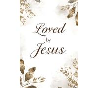 "Loved by Jesus" bible themed notebook: Elegant 120 dot graph pages