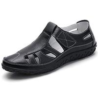 lovejin Sandalias para Mujer Punta Cerrada Sandalias de Verano Cómodos Casual Mocasines Moda Loafers Zapatos Plano