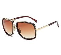 LoveLegis Gafas de sol para hombre - tony stark - iron man - vintage - retro - niño - montura marrón - lente marrón