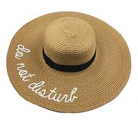 Lovelegis Sombrero para mujer Floppy Do Not Disturb No Disturb No Disturb Falda Tesa Ancho Mar Playa Talla 56-58, camel, 56