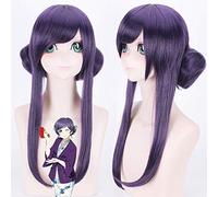 Lovelive Nozomi Tojo Kimono Purple Hair Wig Costume Halloween Anime Unisex Cosplay pelucas