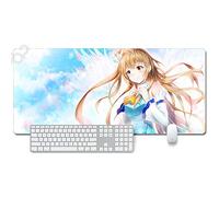 LoveLive XXL Anime Alfombrilla para ratón 900 x 400 mm - Speed Gaming Mousepad - Mouse Pad para Ordenador - 3mm Goma Antideslizante, para Gamers Ordenador, PC y Laptop, G