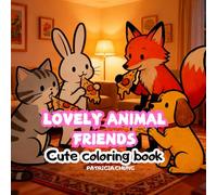 lovely animal friends: Coloring book