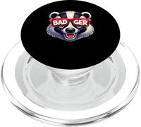 Lovely Animal Retrato Artes Tejones Palabra En Gafas De Sol PopSockets PopGrip para MagSafe