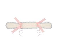 Lovely Anime Maid Lop Ear Hairband with Detachable Rabbits and Lace Trim for Women Girl Masquerades and Theme Event Rabbits Headband