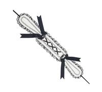 Lovely Anime Maid Lop Ear Hairband with Detachable Rabbits and Lace Trim for Women Girl Masquerades and Theme Event Rabbits Headband