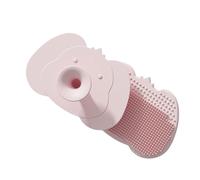 Lovely Baby - Cepillo de baño de silicona suave para bebés y niños pequeños, 2 en 1, diseño de dibujos animados, silicona