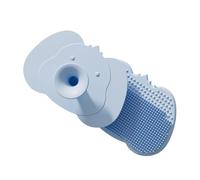 Lovely Baby - Cepillo de baño de silicona suave para bebés y niños pequeños, masajeador 2 en 1, diseño de dibujos animados, masajeador de cuero cabelludo infantil